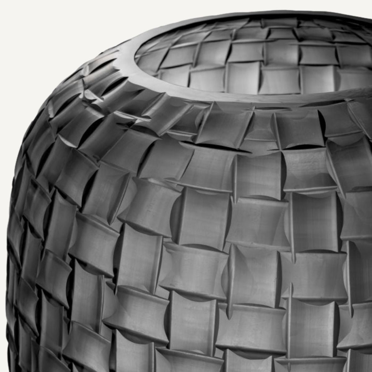 Vase en verre soufflé gris | Eichholtz Varese L | REMO-HOME, mobilier et décoration d'intérieur