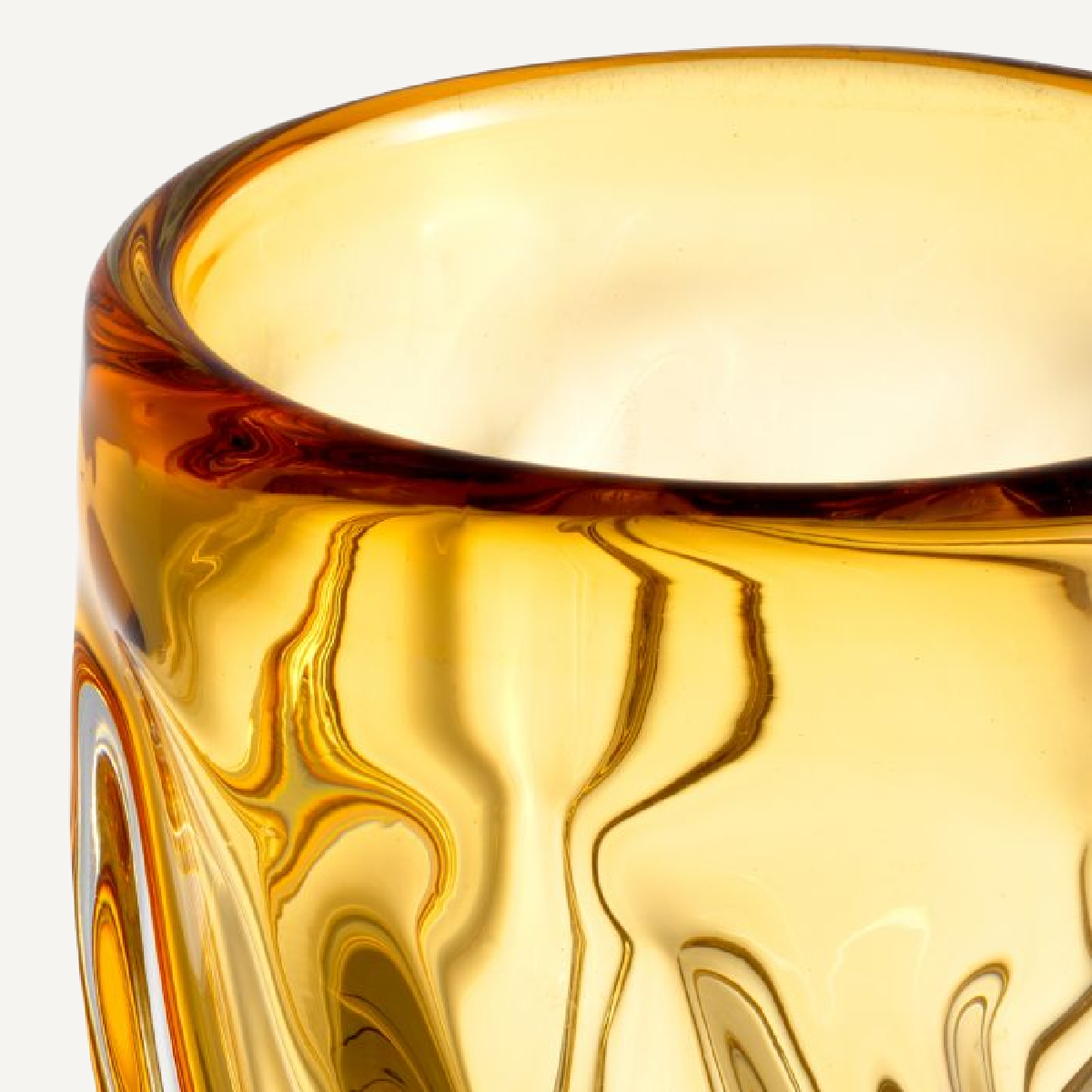 Vase en verre soufflé jaune | Eichholtz Angelito L | REMO-HOME, mobilier et décoration d'intérieur