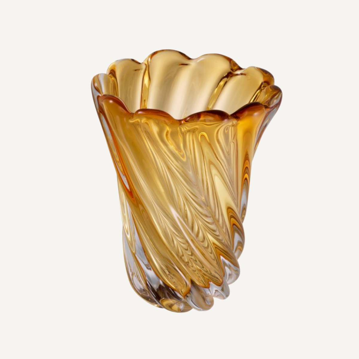 Vase en verre soufflé jaune | Eichholtz Contessa S | REMO-HOME, mobilier et décoration d'intérieur