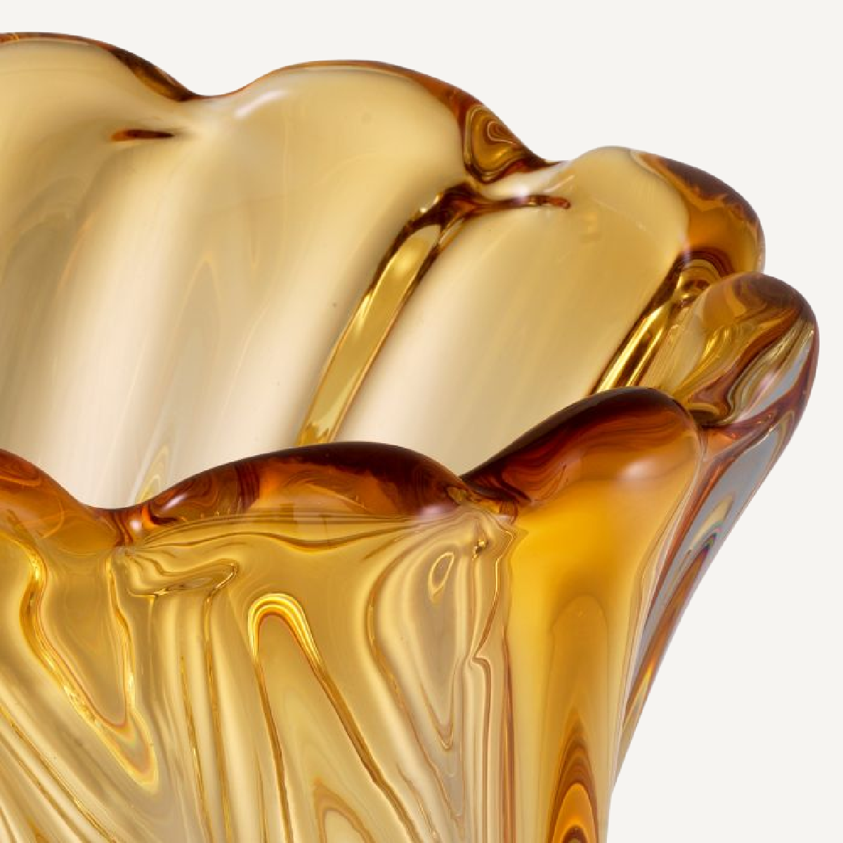 Vase en verre soufflé jaune | Eichholtz Contessa S | REMO-HOME, mobilier et décoration d'intérieur