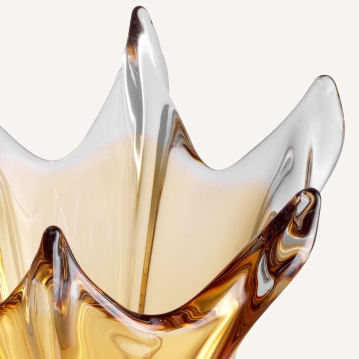 Vase en verre soufflé jaune | Eichholtz Sutter | REMO-HOME, mobilier et décoration d'intérieur