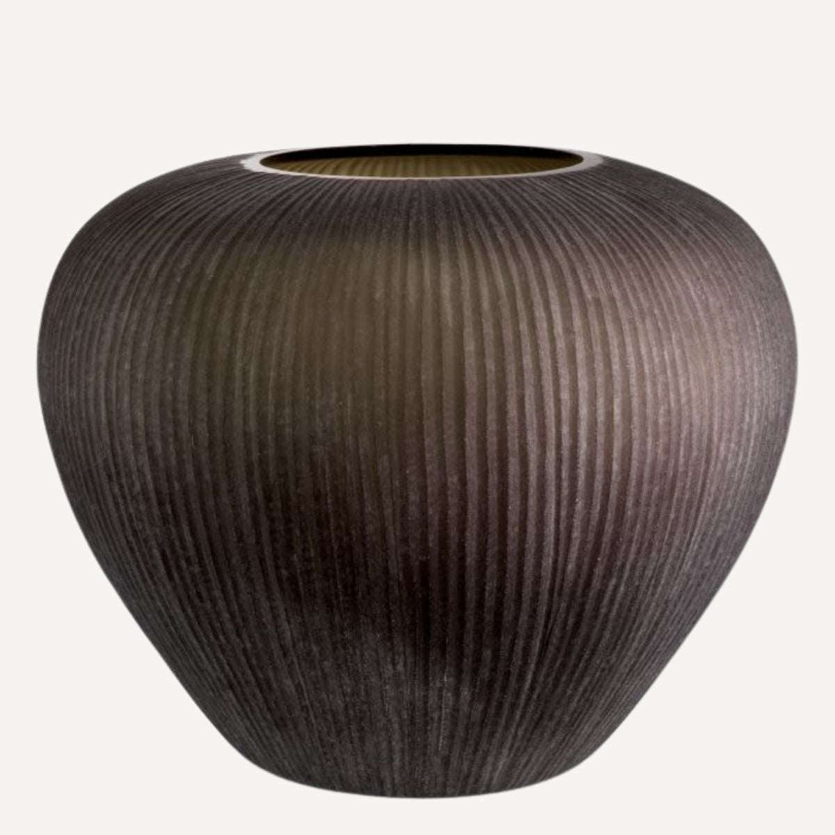 Vase en verre soufflé marron foncé | Eichholtz Bayly | REMO-HOME, mobilier et décoration d'intérieur