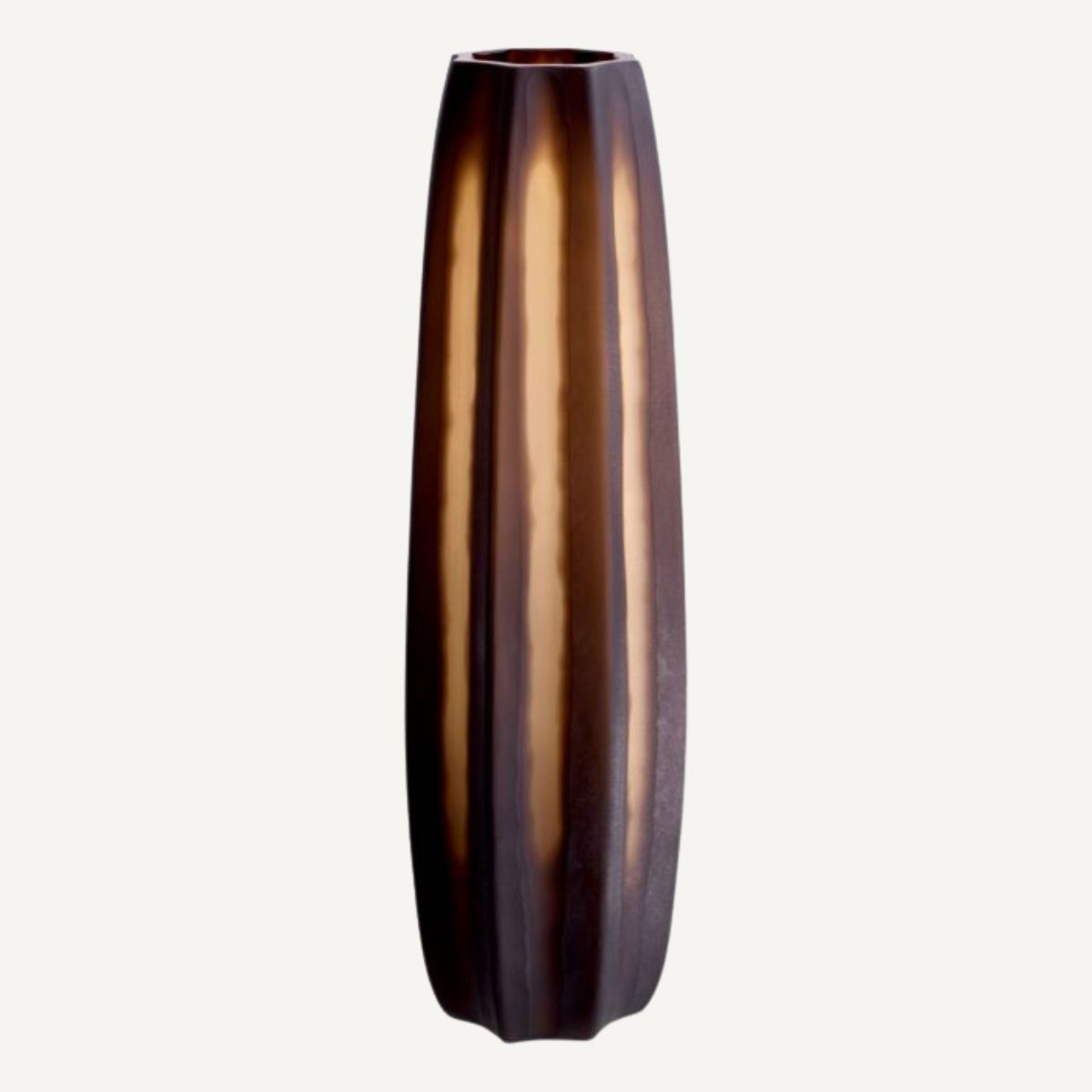 Vase en verre soufflé marron foncé | Eichholtz Tiara L | REMO-HOME, mobilier et décoration d'intérieur