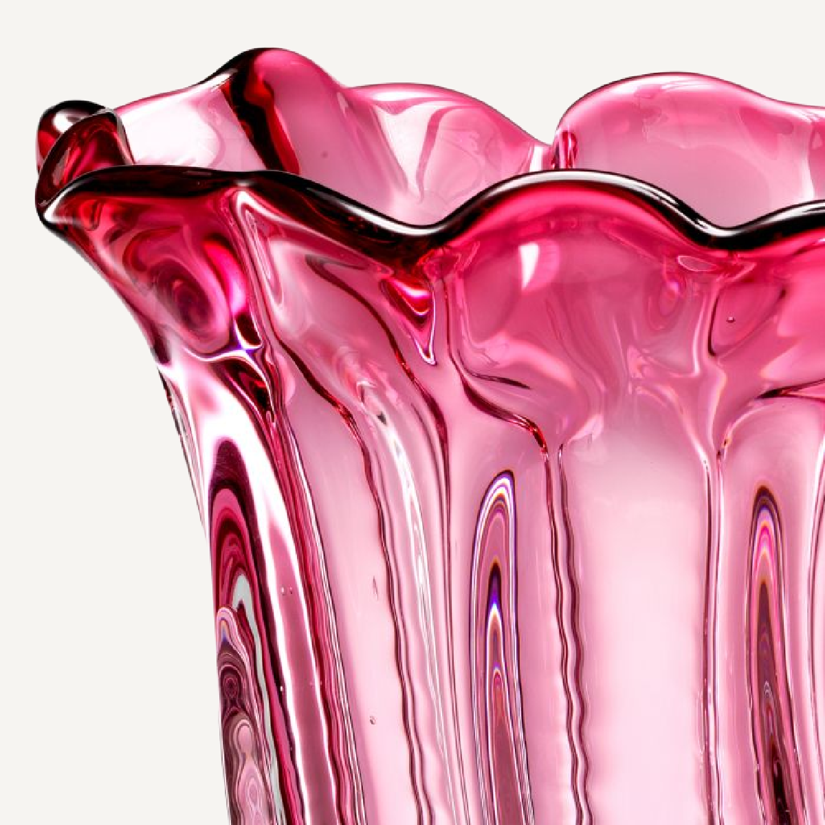 Vase en verre soufflé rose | Eichholtz Caliente L | REMO-HOME, mobilier et décoration d'intérieur
