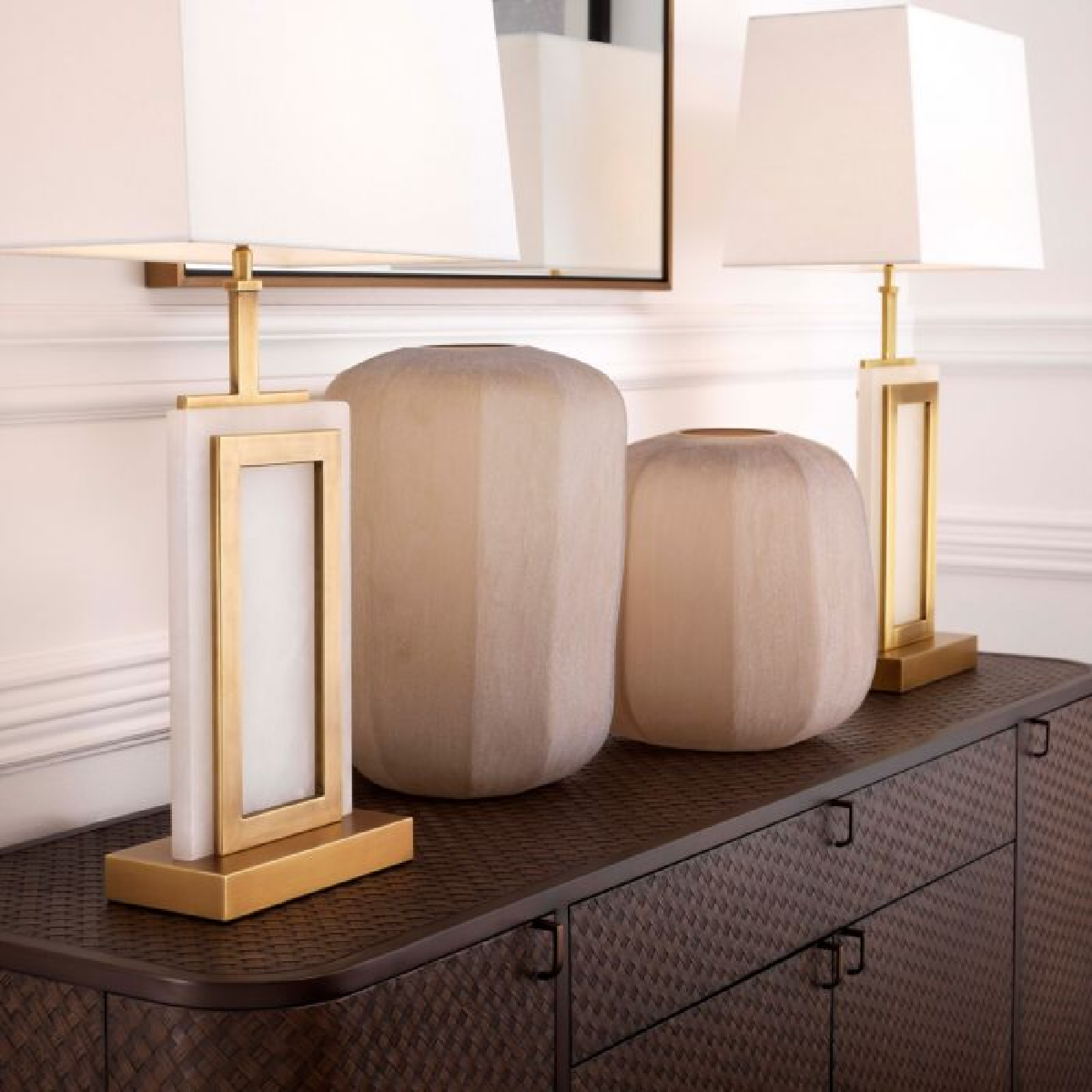 Vase en verre soufflé sable | Eichholtz Avance L | REMO-HOME, mobilier et décoration d'intérieur