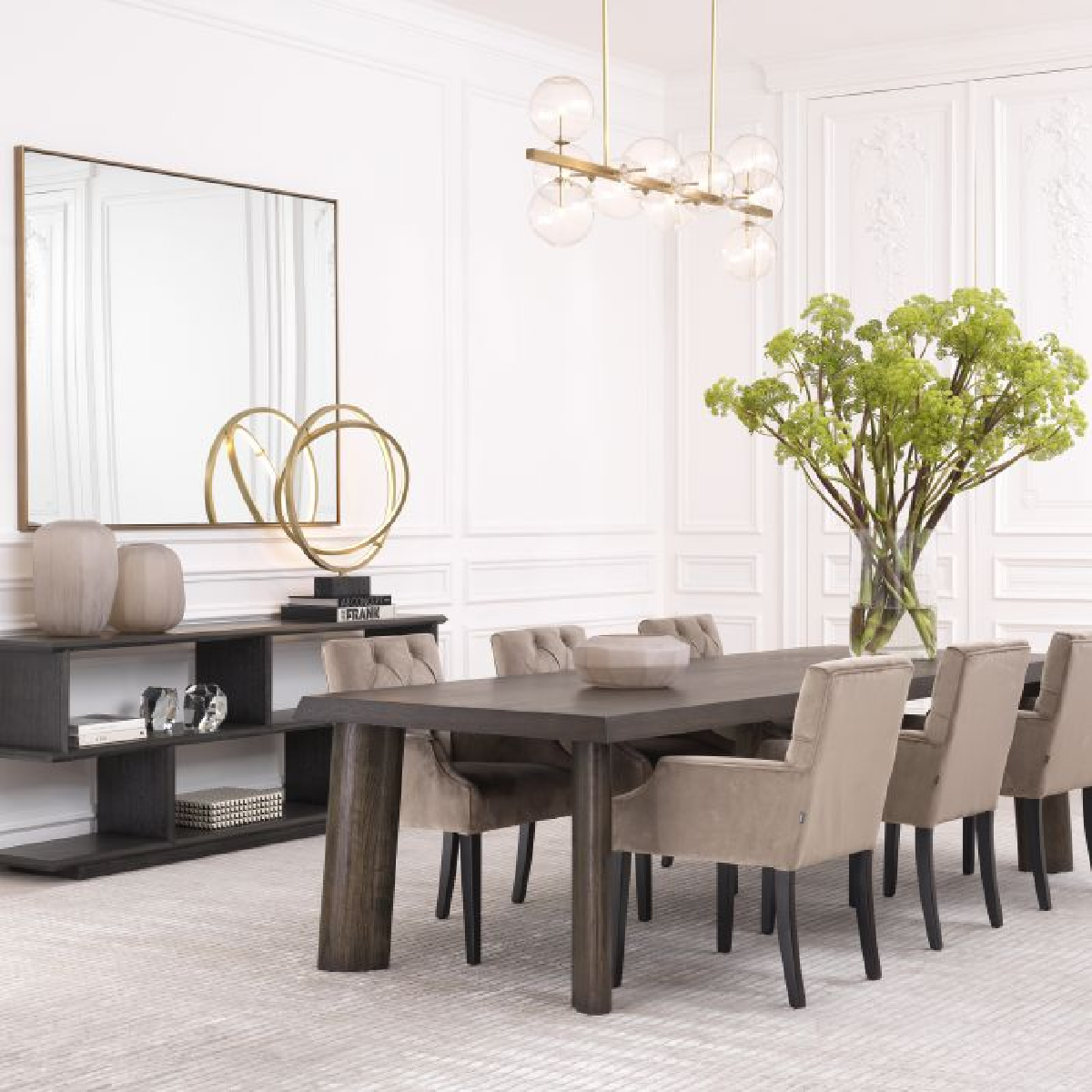 Vase en verre soufflé sable | Eichholtz Avance L | REMO-HOME, mobilier et décoration d'intérieur