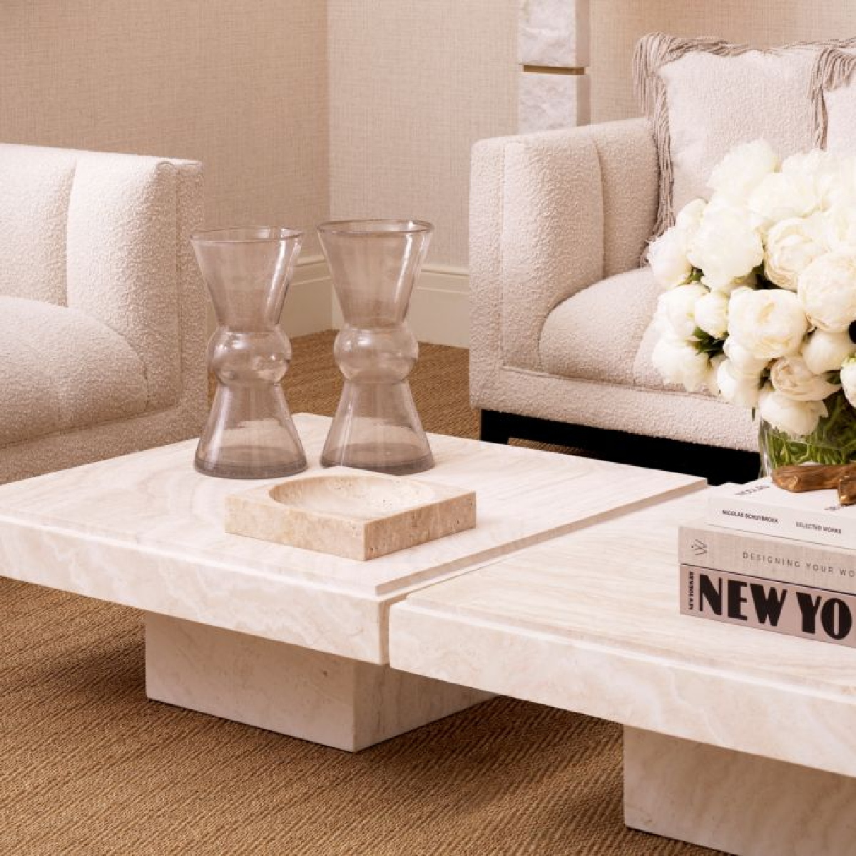 Vase en verre soufflé transparent | Eichholtz Axa | REMO-HOME, mobilier et décoration d'intérieur