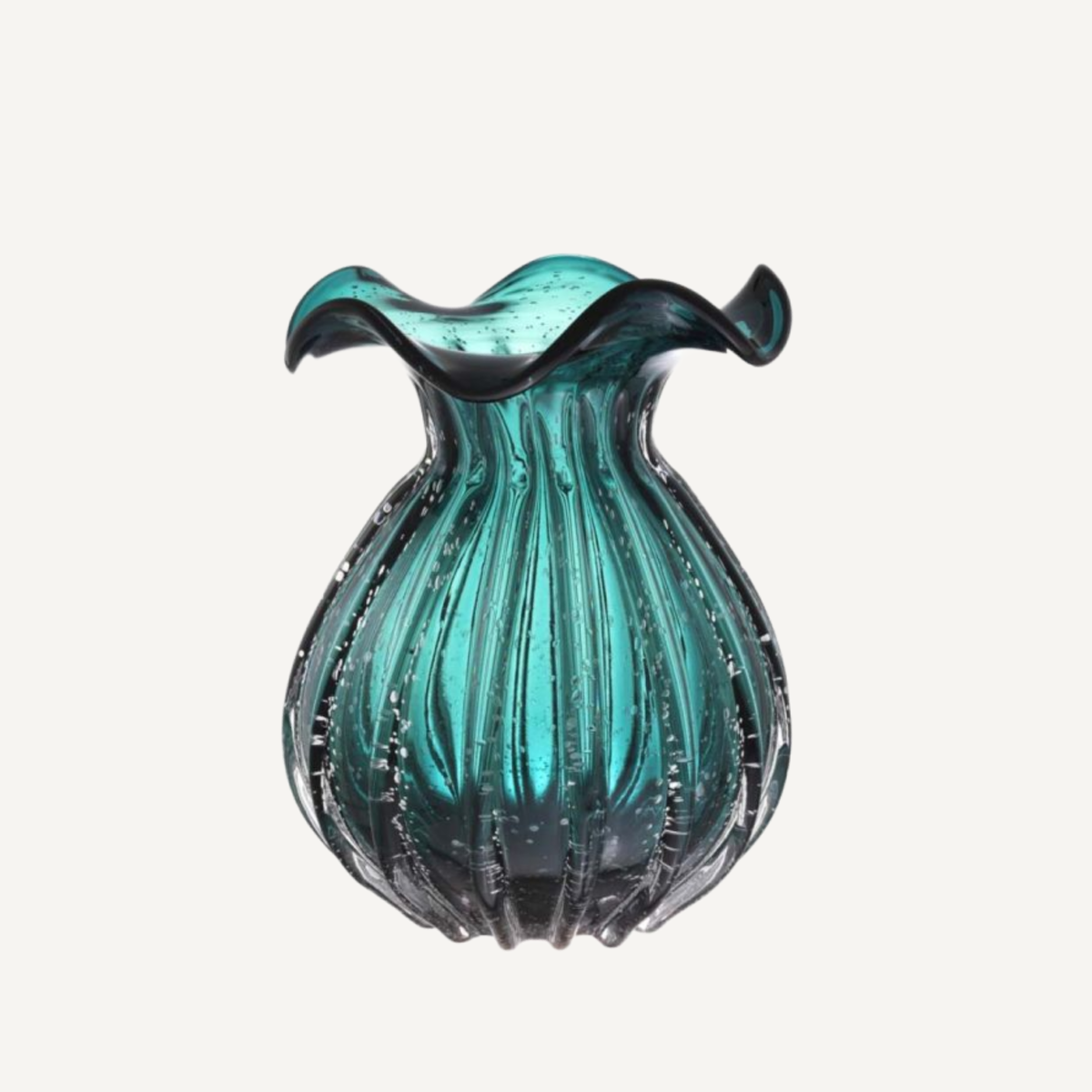 Vase en verre soufflé vert | Eichholtz Korakia L | REMO-HOME, mobilier et décoration d'intérieur