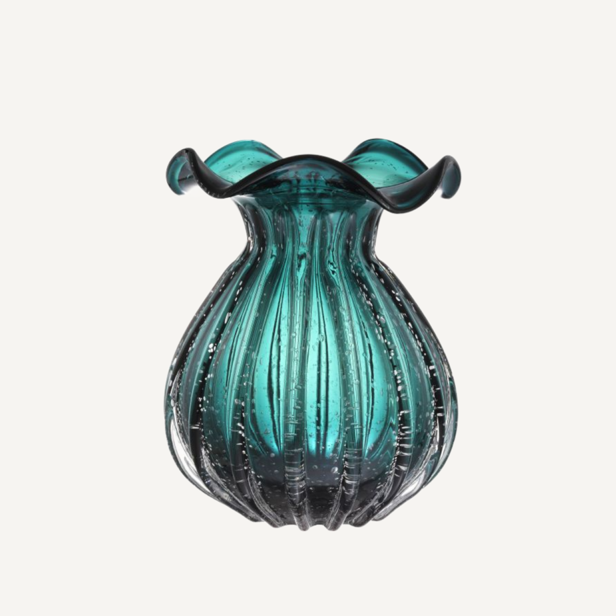 Vase en verre soufflé vert | Eichholtz Korakia L | REMO-HOME, mobilier et décoration d'intérieur