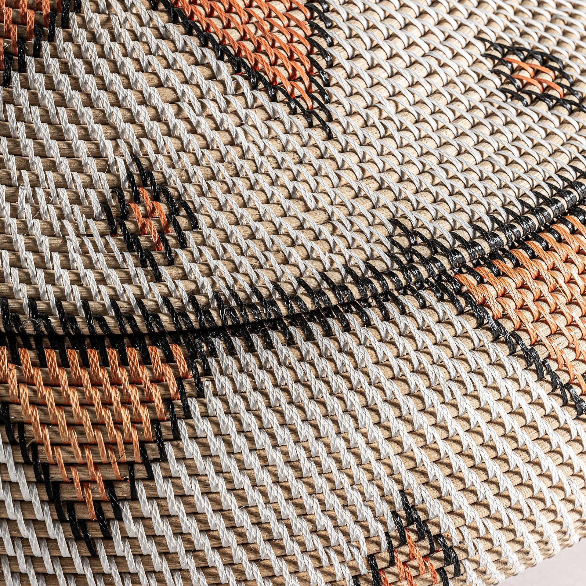 Vase rotin blanc design artisanal | VICAL Zirba | REMO-HOME, mobilier design et décoration d'intérieur