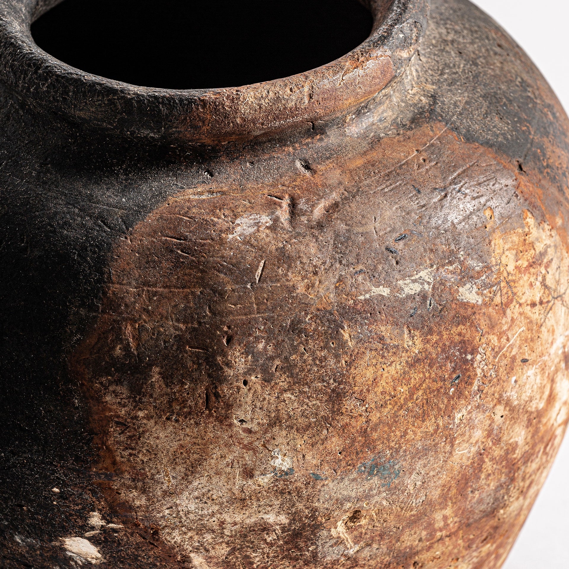 Vase terre cuite multicouleur ethnique | VICAL Fez | REMO-HOME, mobilier design et décoration d'intérieur