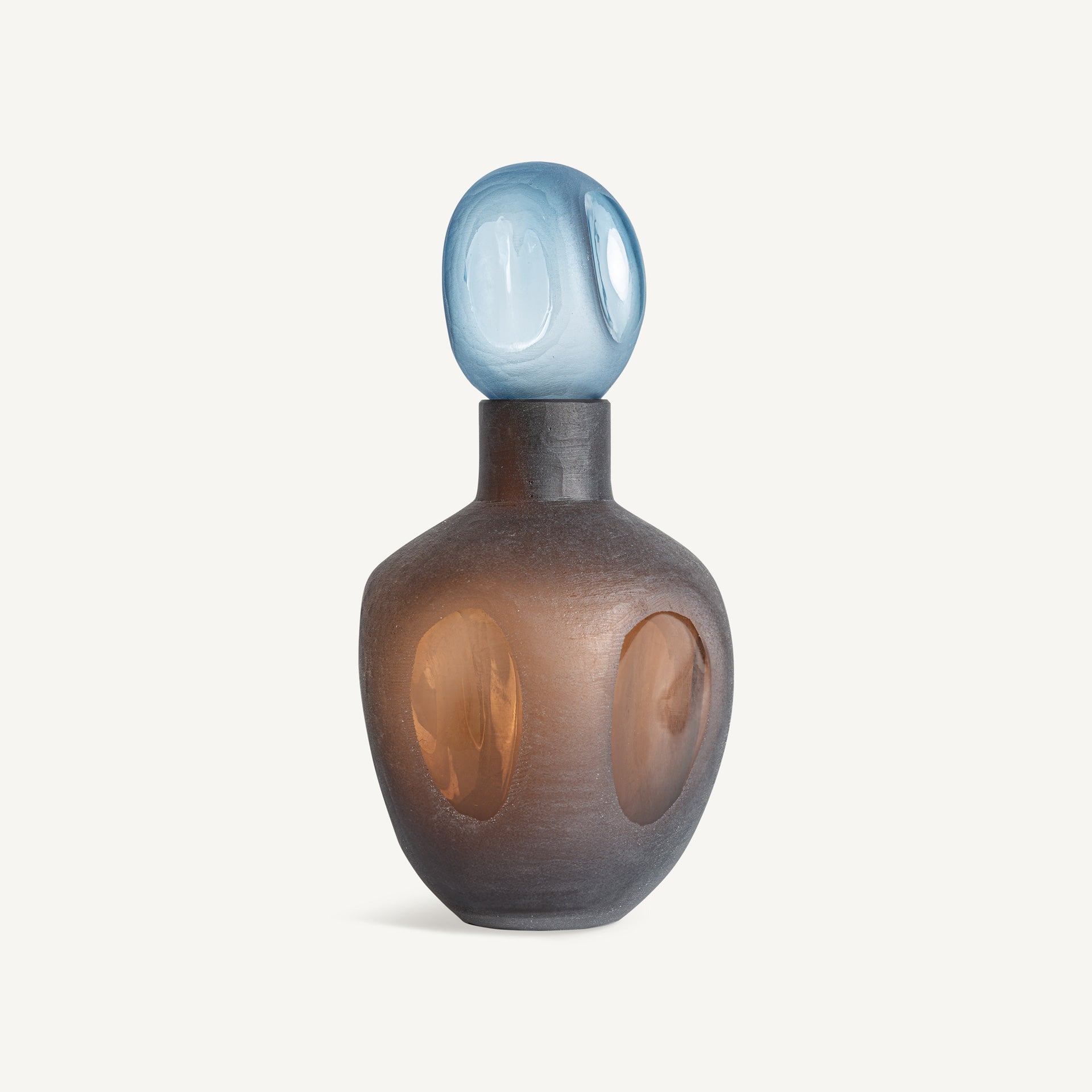 Vase verre marron 43cm | VICAL Mei | REMO-HOME, mobilier design et décoration d'intérieur