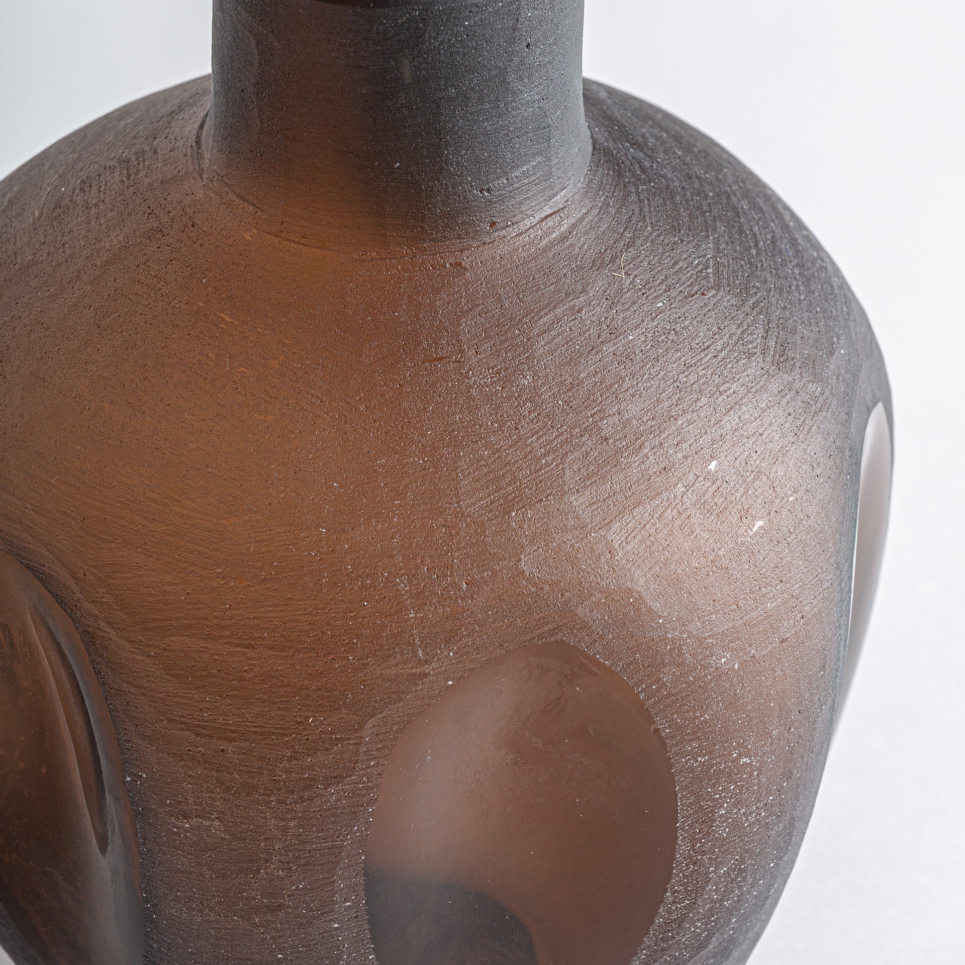 Vase verre marron 43cm | VICAL Mei | REMO-HOME, mobilier design et décoration d'intérieur