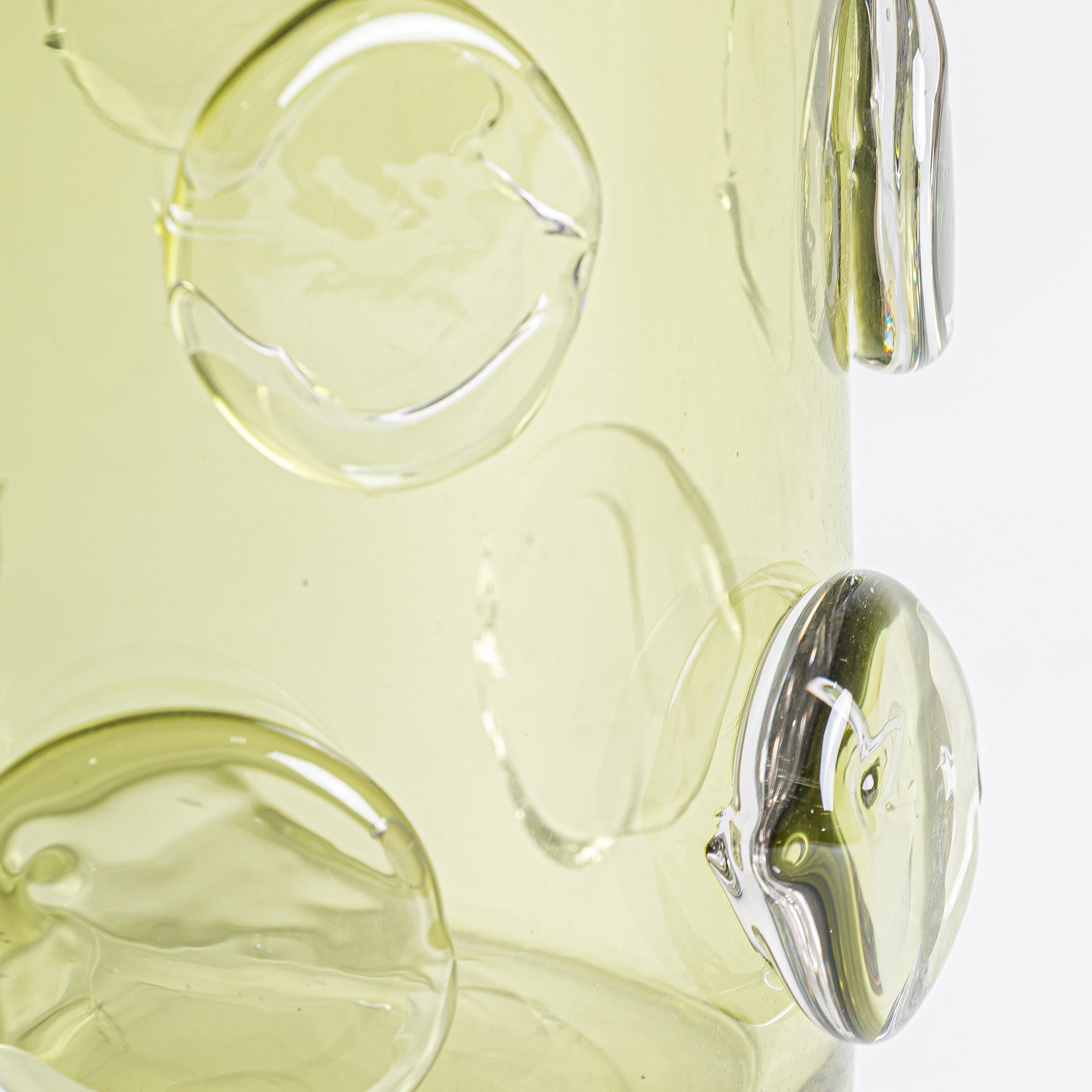 Vase verre vert translucide 25cm | VICAL Kio | REMO-HOME, mobilier design et décoration d'intérieur