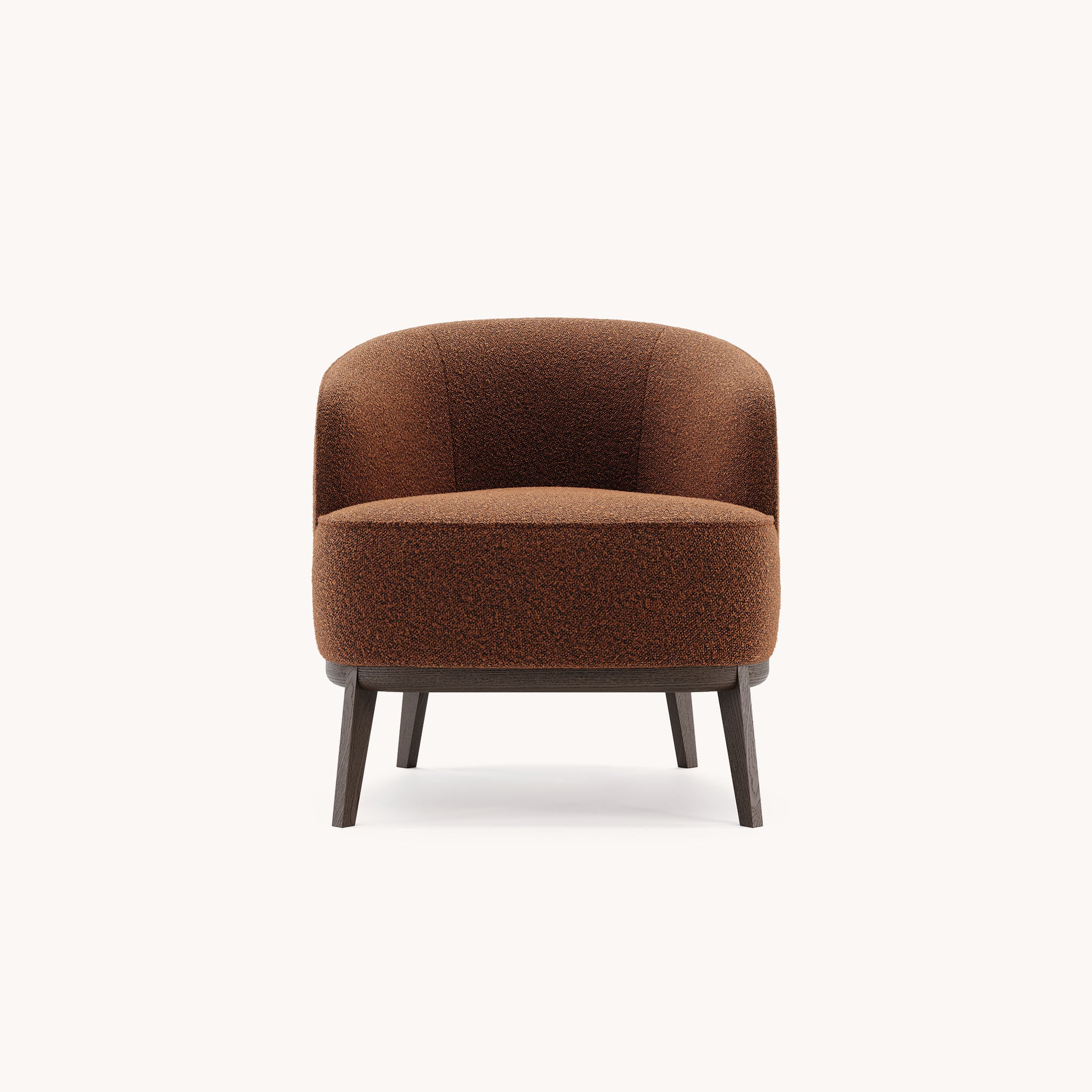 Fauteuil bouclé brique | Domkapa Megan