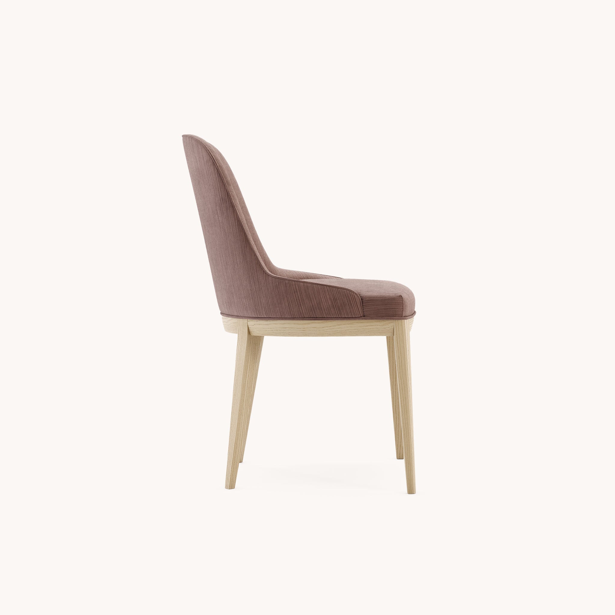 Chaise de salle à manger en velours rose | Domkapa Anna