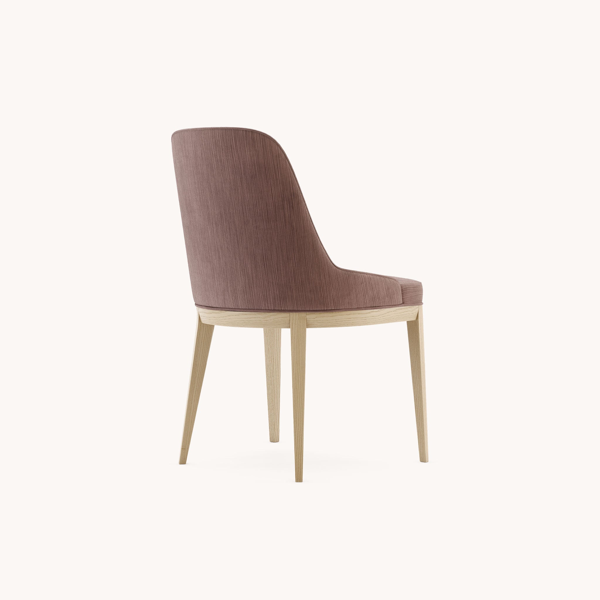 Chaise de salle à manger en velours rose | Domkapa Anna
