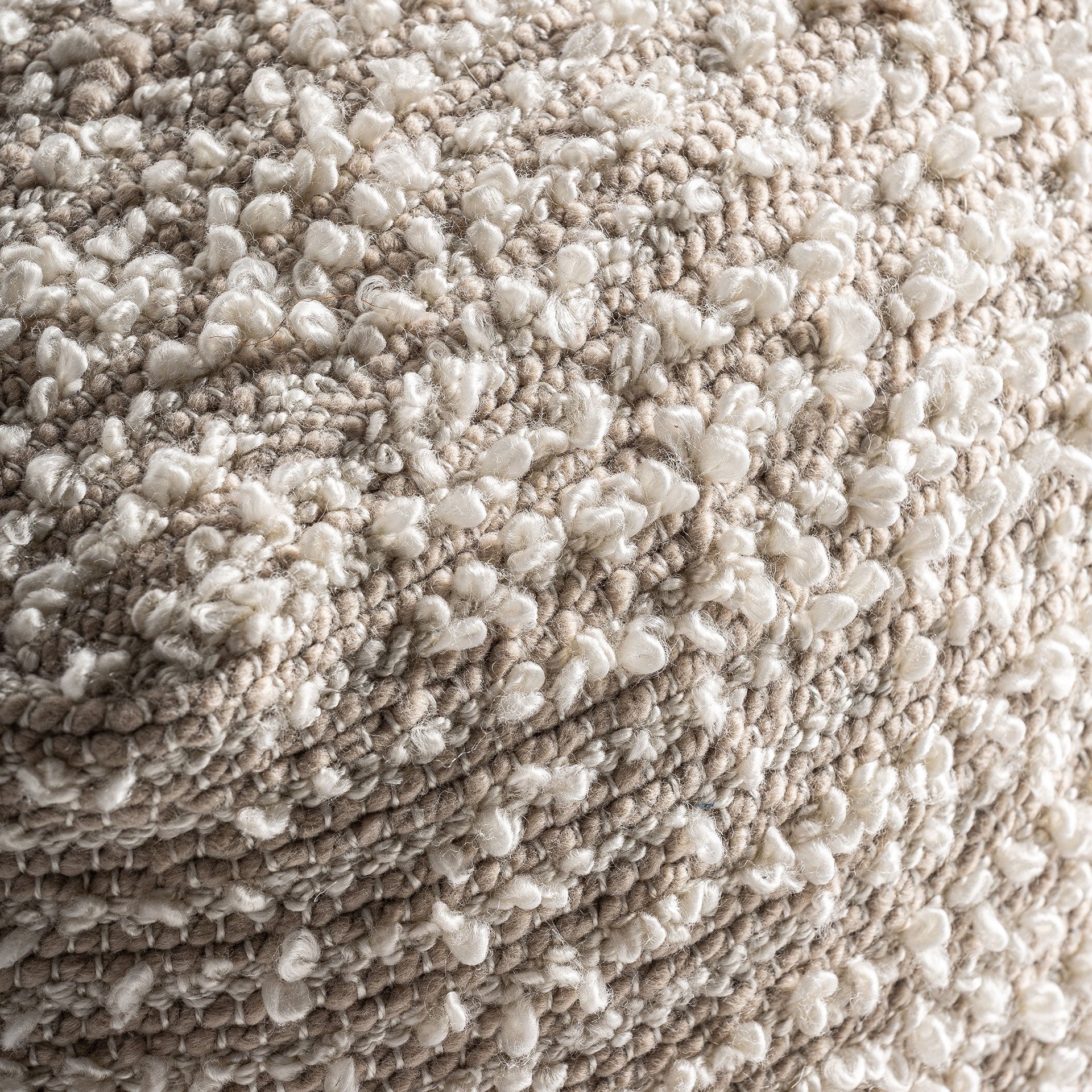 Pouf en tissu crème | Vical ALEPH