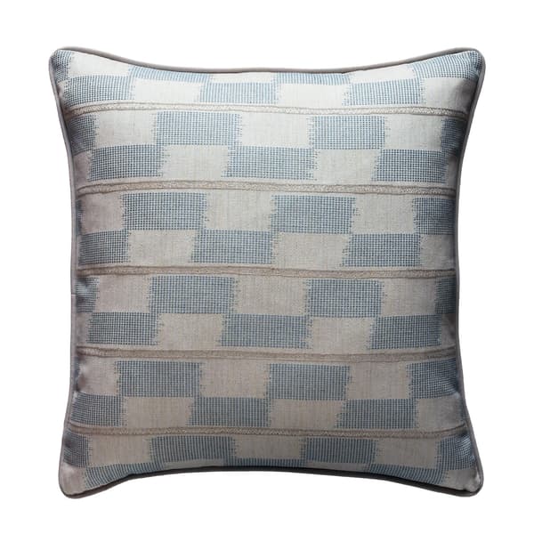 Coussin décoratif Positano Aqua Plumes durables | Andrew Martin - vue principale | REMO-HOME