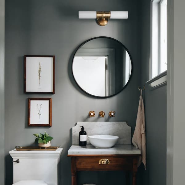 Applique murale Graydon Double Brass Finition antique | Andrew Martin - vue de détail | REMO-HOME