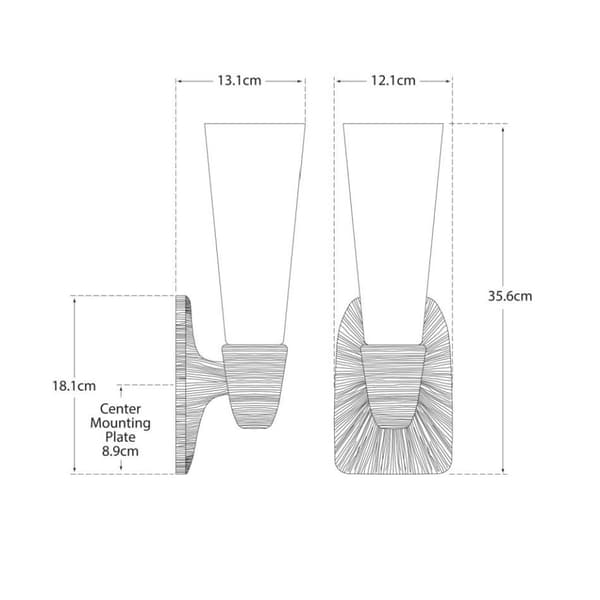 Applique murale Utopia Nickel | Andrew Martin - vue de détail | REMO-HOME