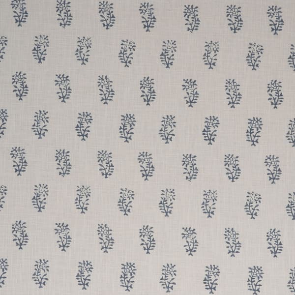 Tissu d'ameublement Thyme Iris On Linen | Andrew Martin - vue principale | REMO-HOME