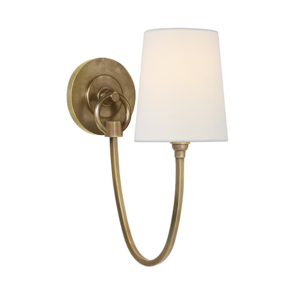 Applique murale Reed Single Brass Finition antique | Andrew Martin - vue principale | REMO-HOME