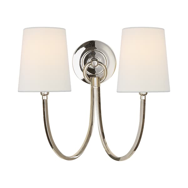 Applique murale Reed Double Nickel | Andrew Martin - vue principale | REMO-HOME