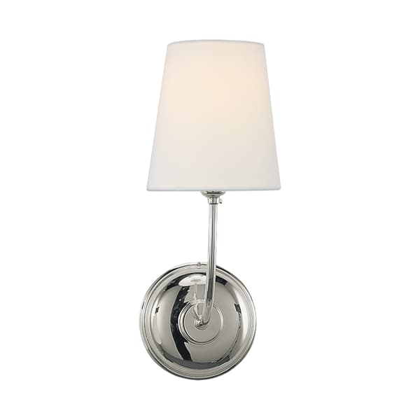 Applique murale Vendome Single Nickel | Andrew Martin - vue principale | REMO-HOME