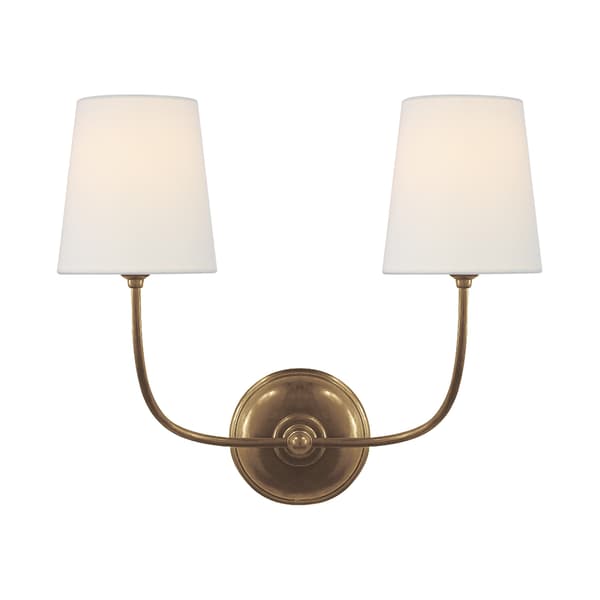 Applique murale Vendome Double Brass Finition antique | Andrew Martin - vue principale | REMO-HOME