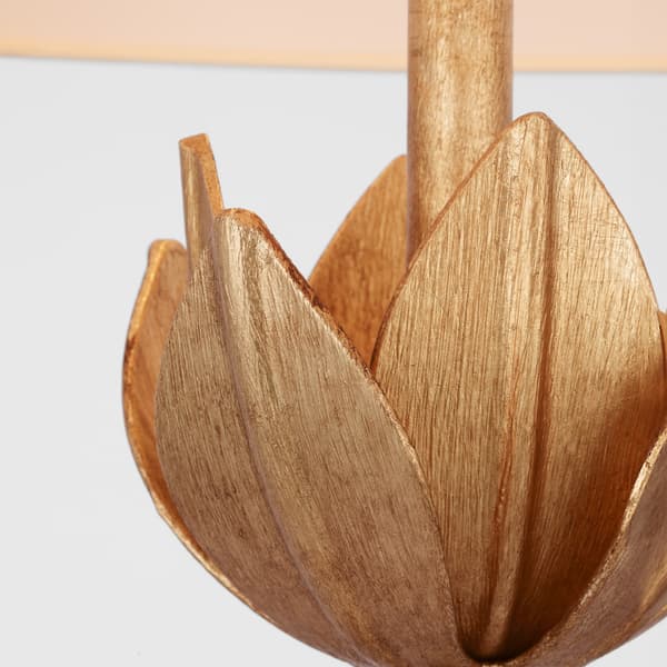 Luminaire Alberto Gold Antique Leaf | Andrew Martin - vue de détail | REMO-HOME