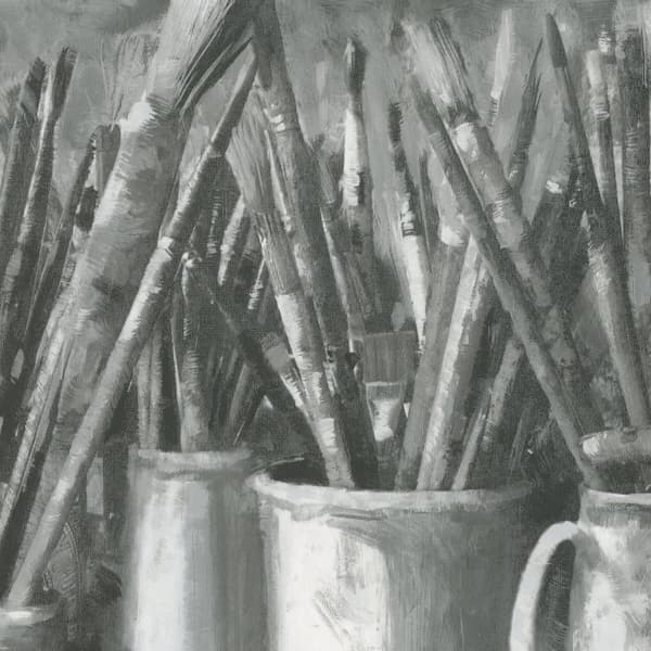 Papier peint Paintbox Charcoal | Andrew Martin - vue principale | REMO-HOME