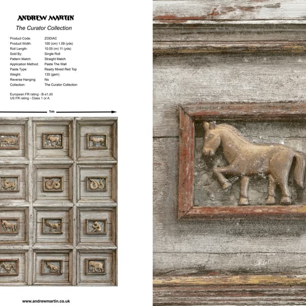 Papier peint Zodiac | Andrew Martin - vue principale | REMO-HOME