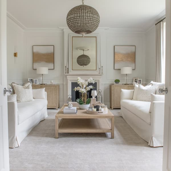 Tapis naturel contemporain Avalanche Ivory | Andrew Martin - vue de détail | REMO-HOME