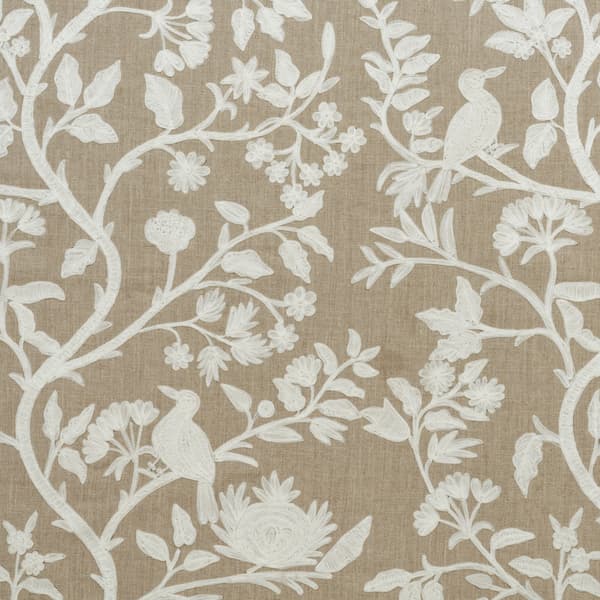 Tissu d'ameublement Birdsong Ivory | Andrew Martin - vue de détail | REMO-HOME