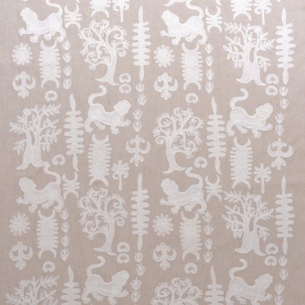 Tissu d'ameublement Tiger Tree Ivory | Andrew Martin - vue principale | REMO-HOME