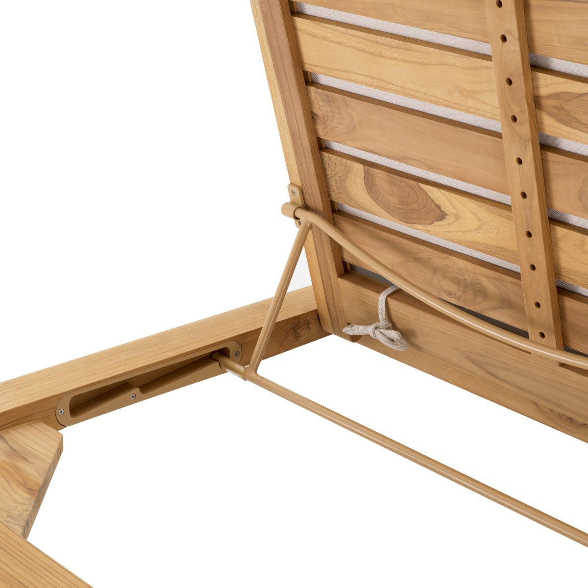 Lit de jour d'extérieur en teck naturel | Eichholtz Weston Single - vue d'ambiance | REMO-HOME