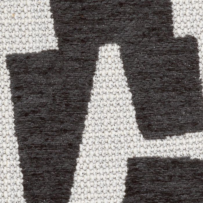 Chaise de comptoir en tissu noir et blanc | Eichholtz Folsom