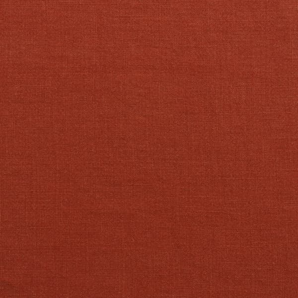 Tissu d'ameublement Weathered Linen Burnt Orange Cigarette and Matc... - vue de détail | REMO-HOME