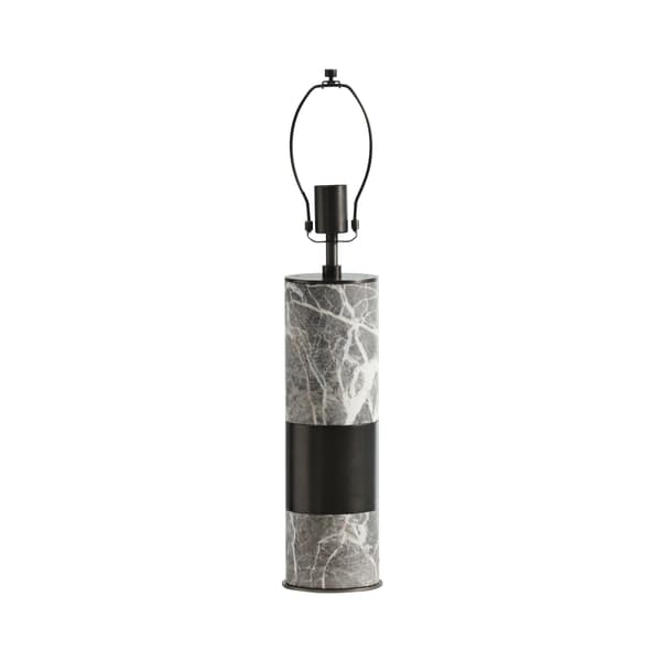 Lampe de table Aura Base Marble & Burnished Nickel | Andrew Martin - vue principale | REMO-HOME