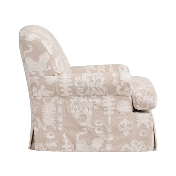 Fauteuil Greenwich Tiger Tree | Andrew Martin - vue de détail | REMO-HOME