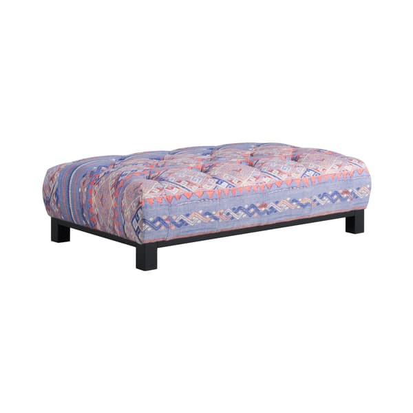 Pouf et tabouret Hera Frida Denim | Andrew Martin - vue principale | REMO-HOME