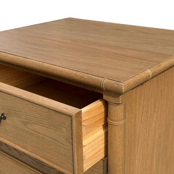 Table de chevet Shelley Bedside Weathered Oak | Andrew Martin - vue de détail | REMO-HOME