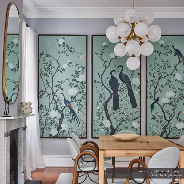 Plafonnier Cristol Chandelier Brass | Andrew Martin - vue de détail | REMO-HOME