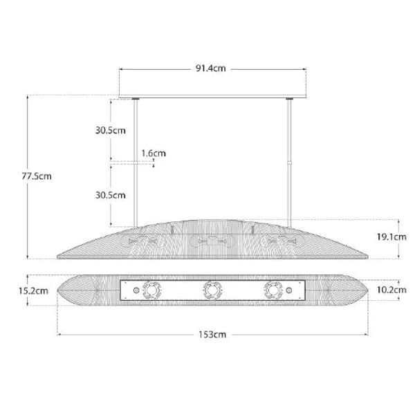 Plafonnier Utopia Iron | Andrew Martin - vue de détail | REMO-HOME