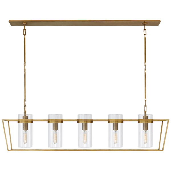 Plafonnier Presidio Brass Finition antique | Andrew Martin - vue principale | REMO-HOME