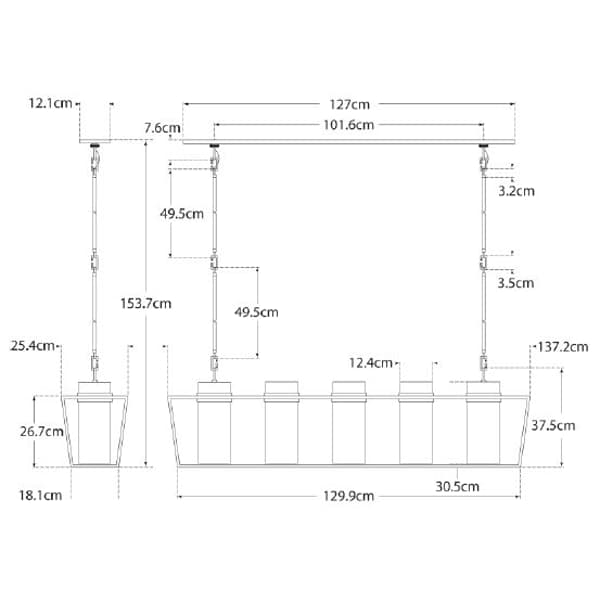 Plafonnier Presidio Brass Finition antique | Andrew Martin - vue de détail | REMO-HOME