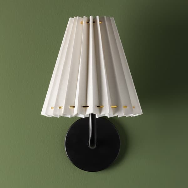 Applique murale Demi Black Solid | Andrew Martin - vue de détail | REMO-HOME