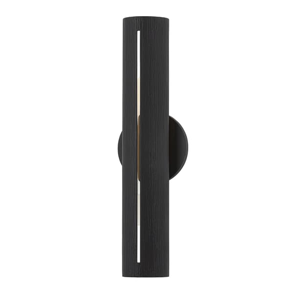 Applique murale Brandon Black Textured | Andrew Martin - vue principale | REMO-HOME