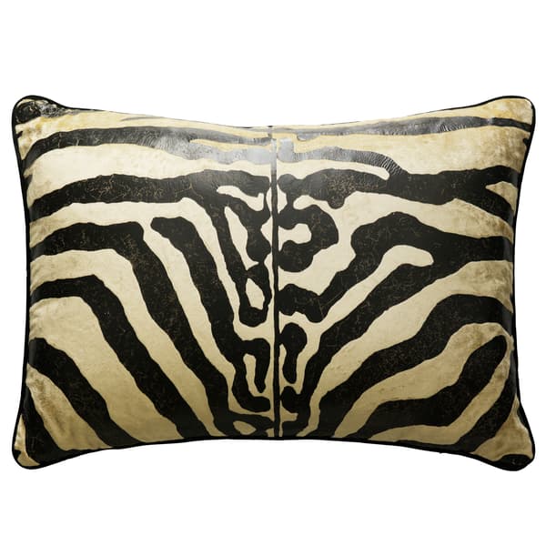 Tissu d'ameublement Arazova Black/Ivory Velvet | Andrew Martin - vue de détail | REMO-HOME